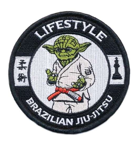 Yoda Red Belt BJJ Patch